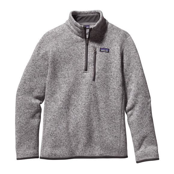 Boys PATAGONIA Better Sweater 1/4 zip pullover- stone wash. Size XXL 16/18 - Picture 1 of 7